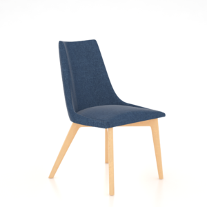Downtown Natural Washed Side Chair with TK Fabric