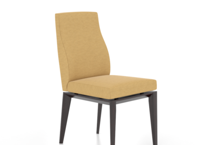 Downtown Cherry Washed Side Chair with TH Fabric