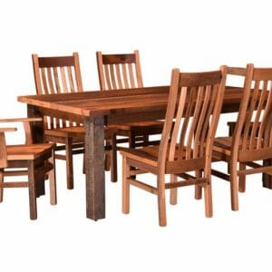 Almanzo 7 Piece Set with Arm Chairs