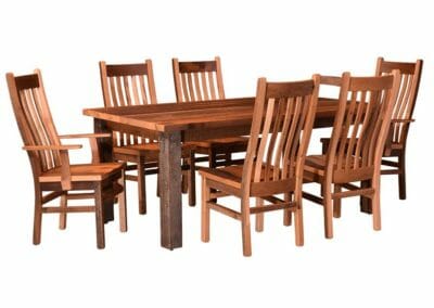 Almanzo 7 Piece Set with Arm Chairs