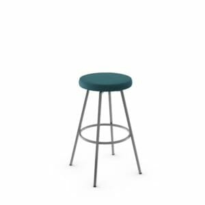 Hans 42504 Backless Stool with Upholstered Seat by Amisco-0