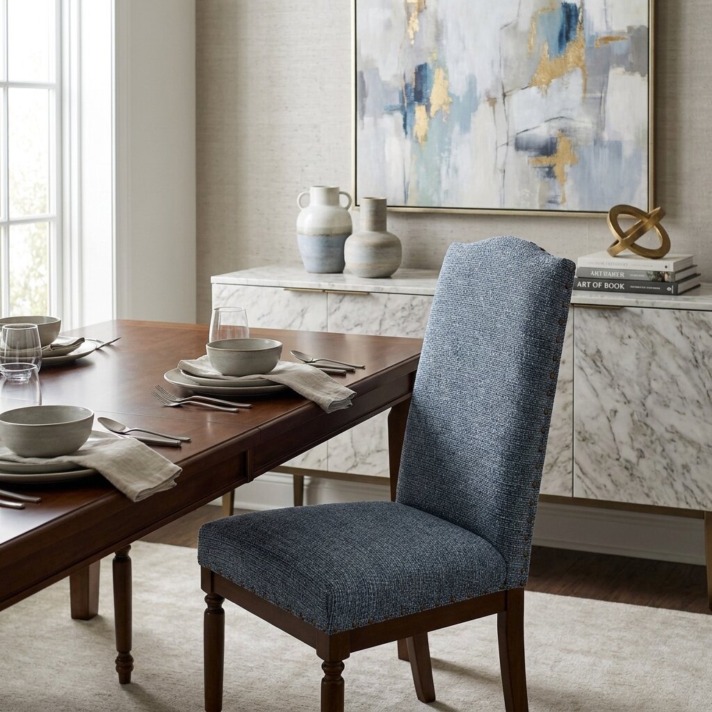 CA158C_in_Transitional_Dining_Room_roominate CA158C Pair of Chairs by Canadel - Image 1