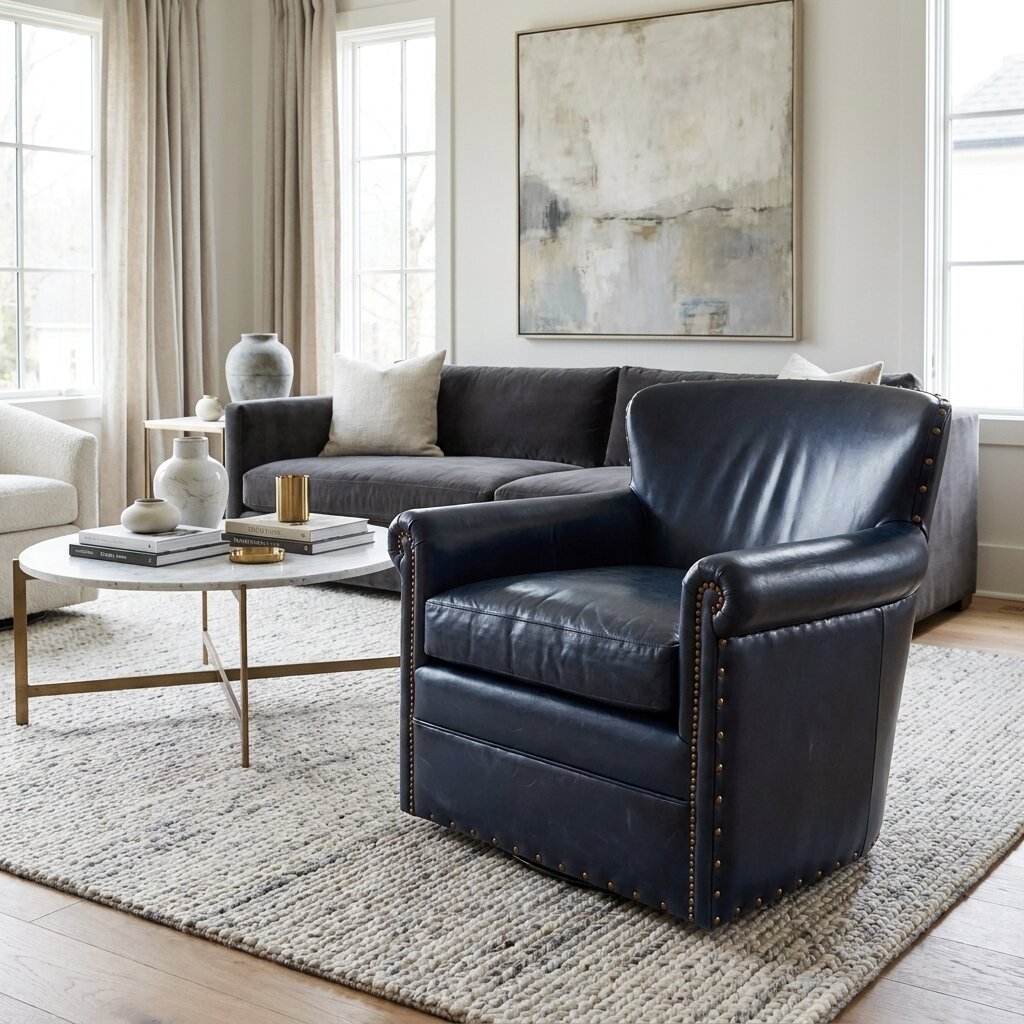 HM13C Traveler’s Swivel Chair by Hancock & Moore