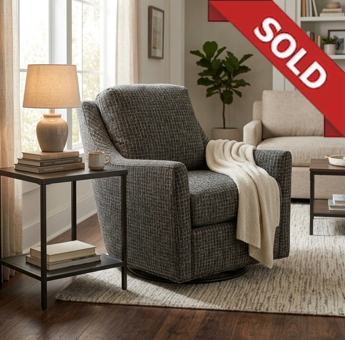 SM18C SMITH BROTHERS 560 SWIVEL GLIDER CHAIR