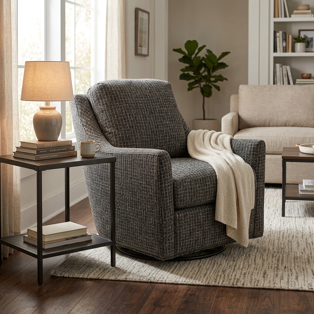 SM18C SMITH BROTHERS 560 SWIVEL GLIDER CHAIR
