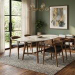 CA231 CANADEL DOWNTOWN OVAL PORCELAIN TABLE AND CHAIRS - Image 2