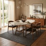 CA231 CANADEL DOWNTOWN OVAL PORCELAIN TABLE AND CHAIRS