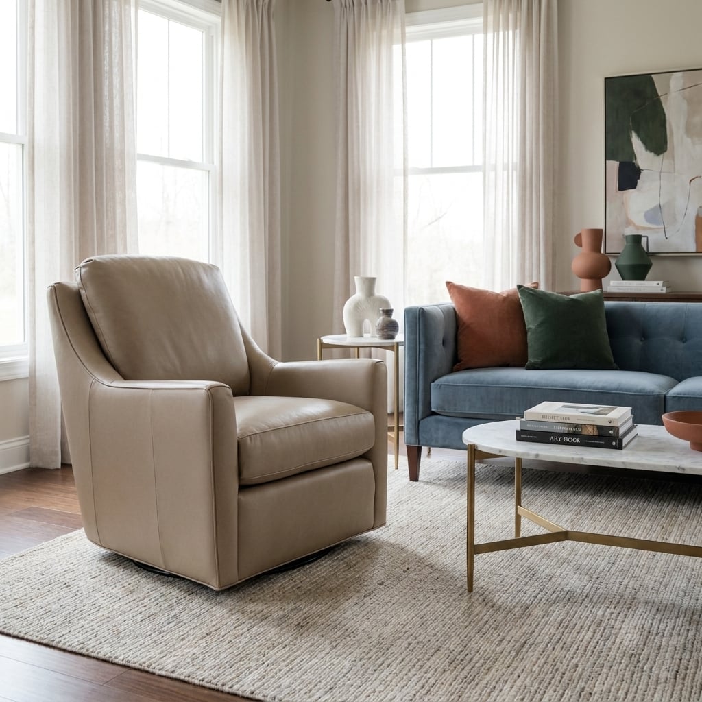 SM78C SMITH BROTHERS SWIVEL GLIDER CHAIR
