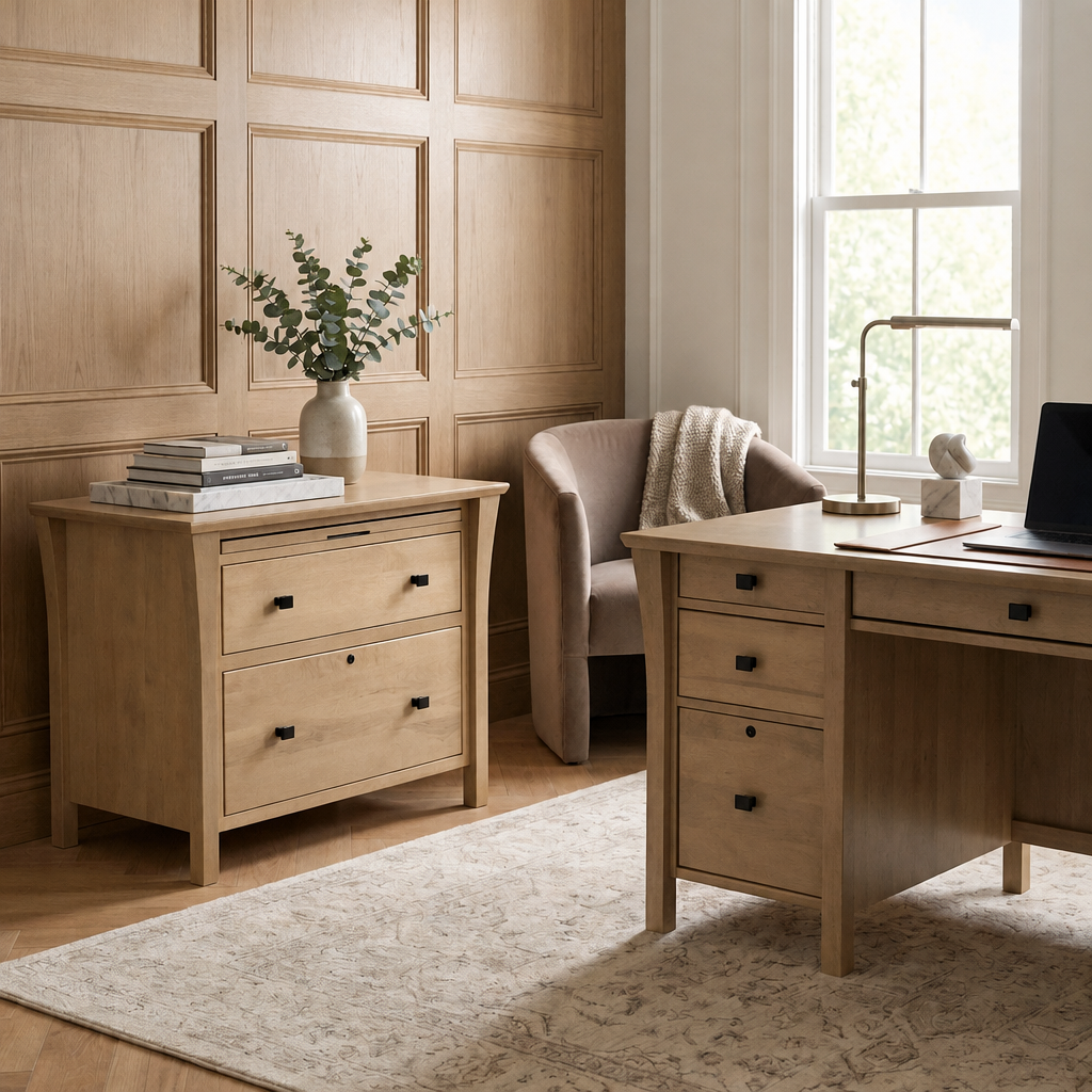 WG87FC_in_Transitional_Office_Edit_roominate WG87FC Marco Lateral File Cabinet by Mavin Furniture - Image 1