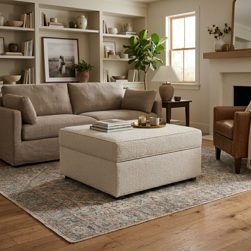 AJ30OT AJ Designs Storage Ottoman