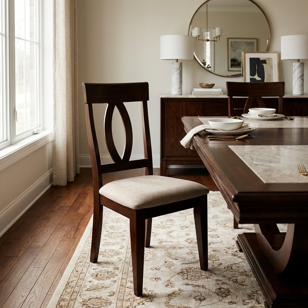 CA69C_in_Transitional_Dining_Room_roominate CA69C Individual Chair by Canadel - Image 1