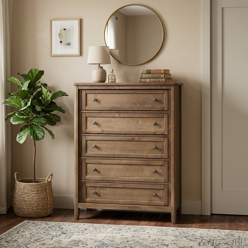 VB11CH Vaughan Bassett Woodbridge 5 Drawer Chest
