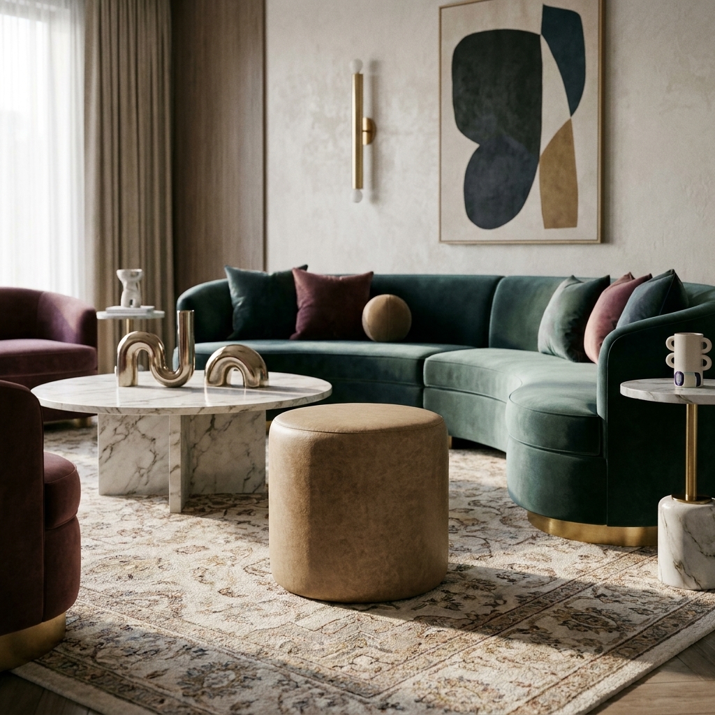 SM66OT Smith Brothers Ottoman