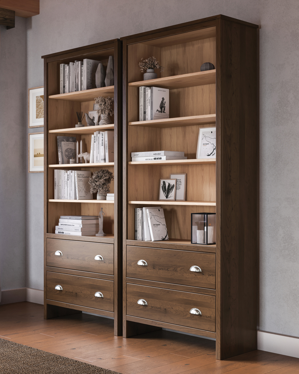 Image of Odessa Bookcase 2 Odessa Large Bookcase by Mavin Furniture - Image 1