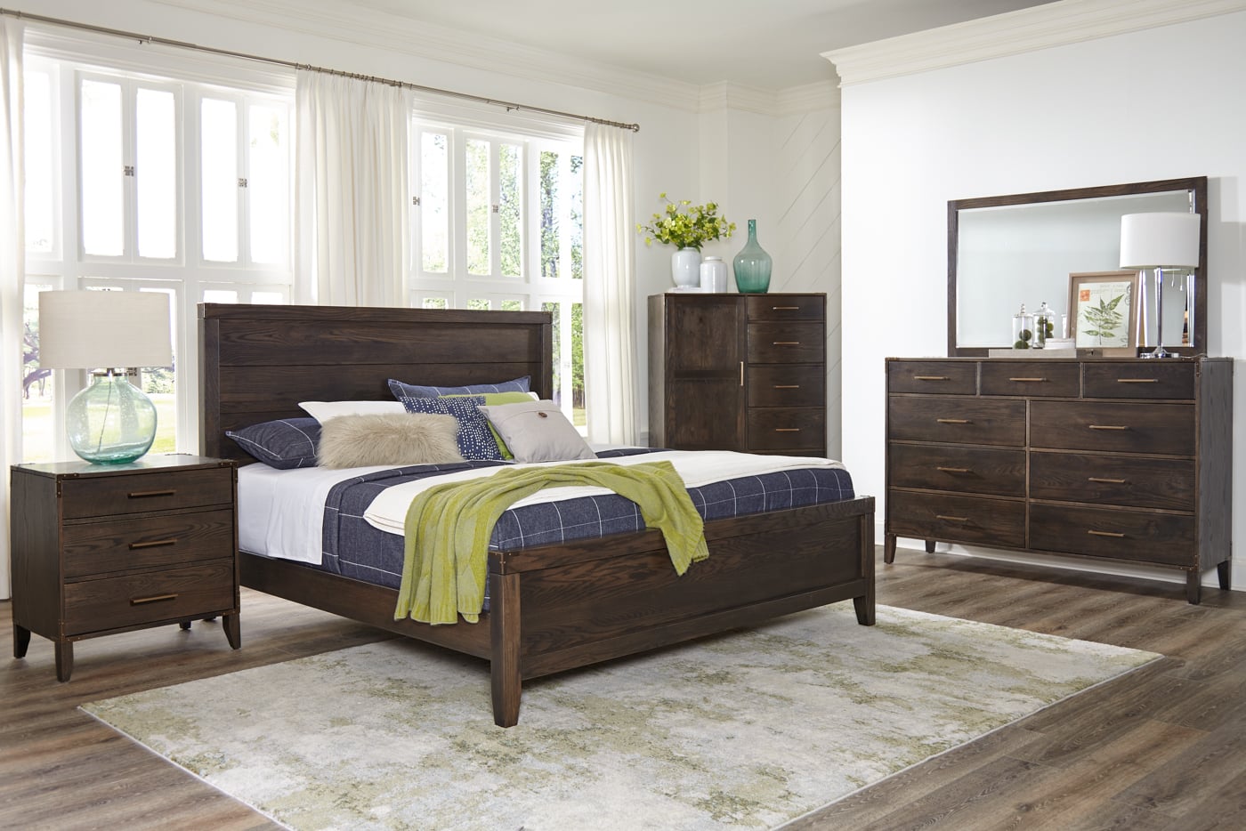 Saybrook Plank Panel Bed by Mavin Furniture