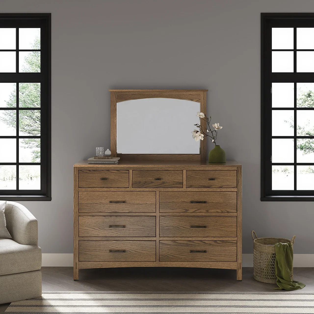 American Craftsman Dresser by Mavin Furniture