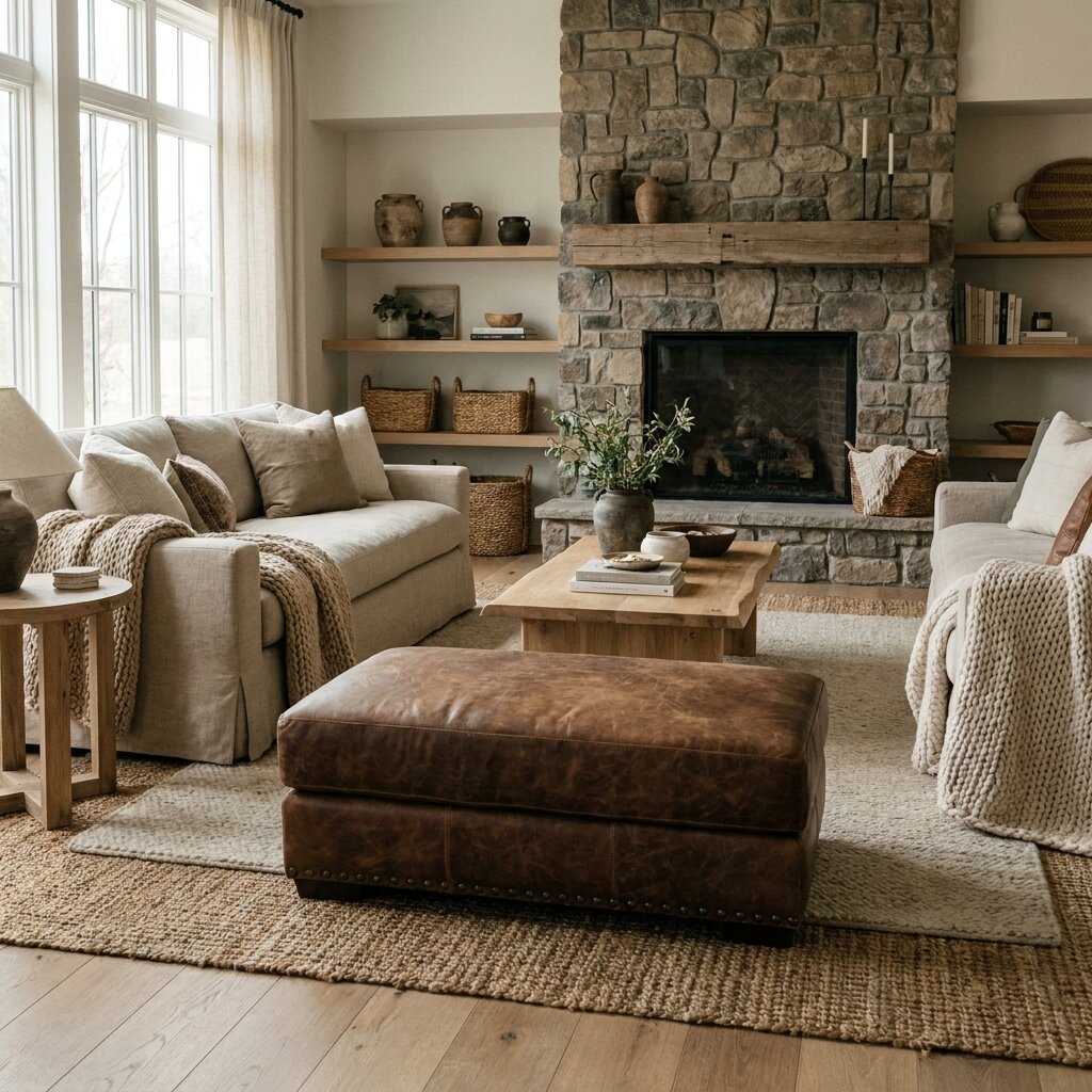 MY17OT Ottoman by Mayo Furniture