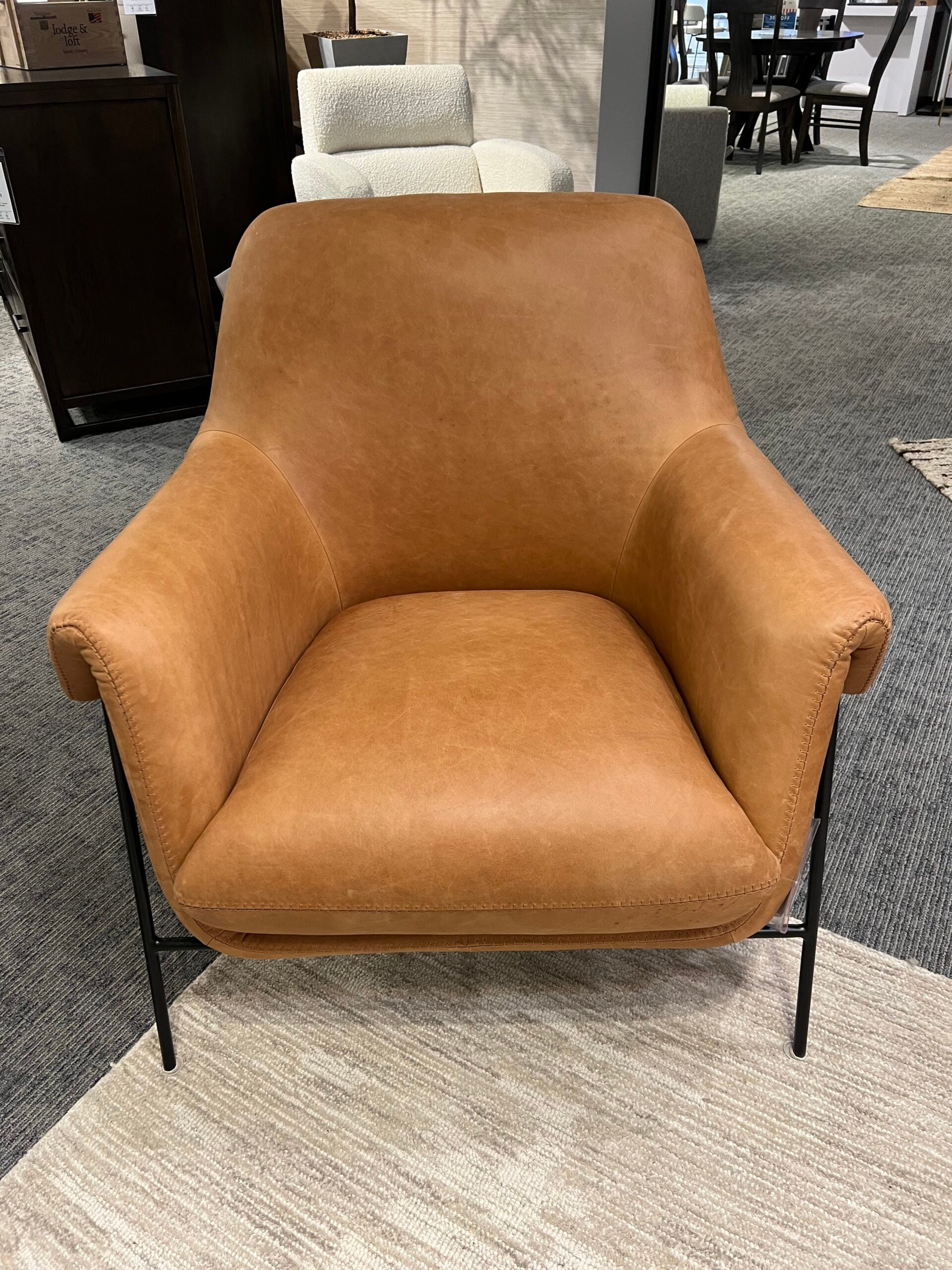 HF34C Hooker Furniture Ambroise Metal Frame Club Chair