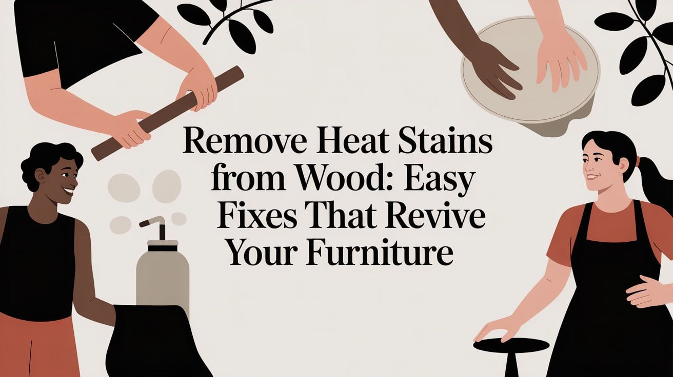Remove Heat Stains From Wood Wood Care