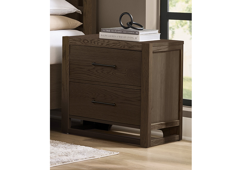 VB13N Vaughan Bassett Lodge & Loft 2 Drawer Nightstand