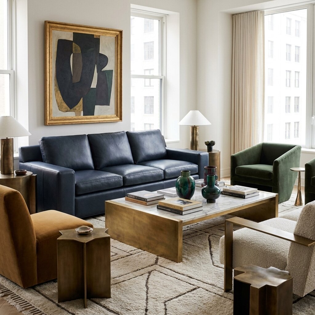 HM19SF_in_Contemporary_Living_Room_roominate HM19SF Hancock and Moore Oasis Sofa - Image 1