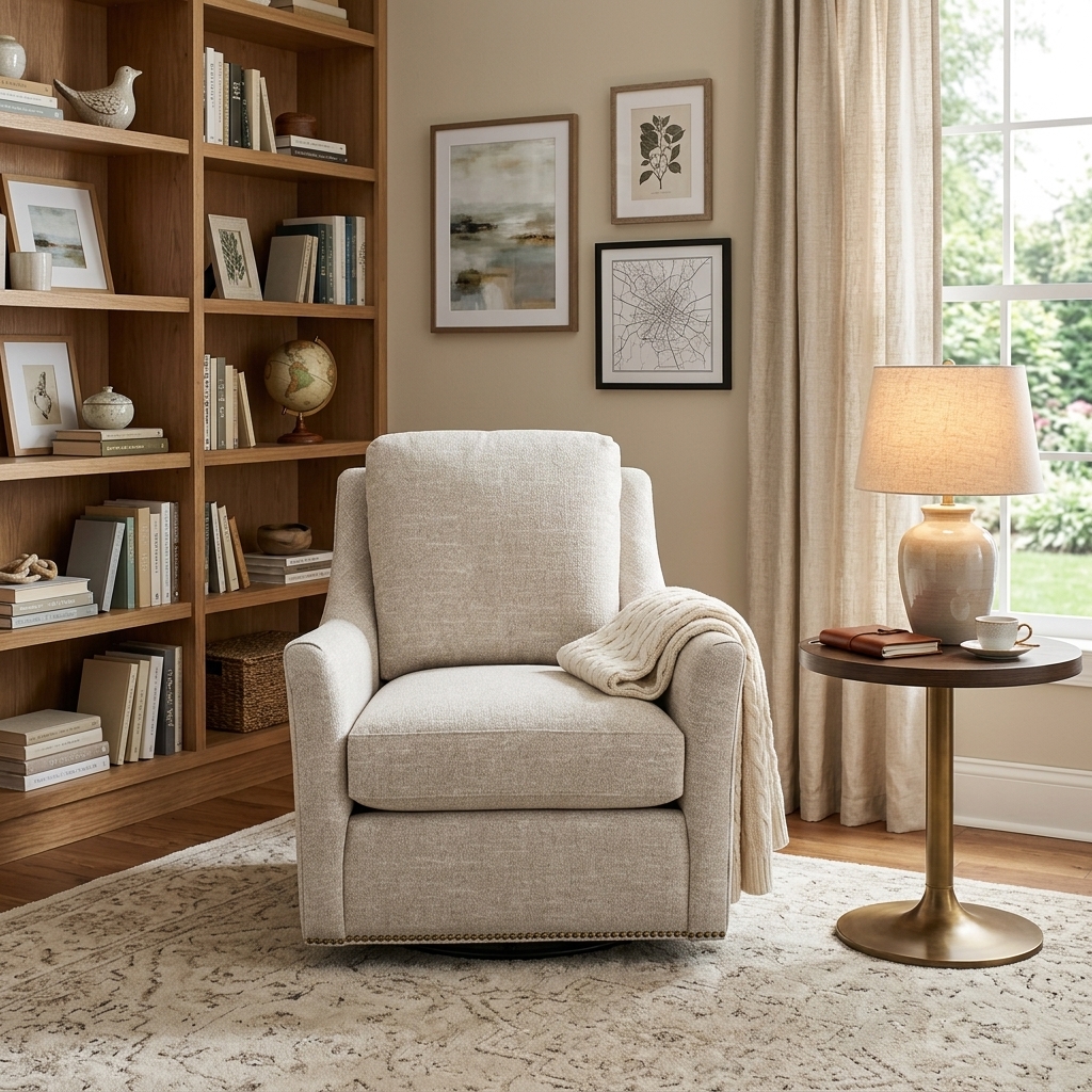 SM110C Smith Brothers 560 Swivel Glider Chair
