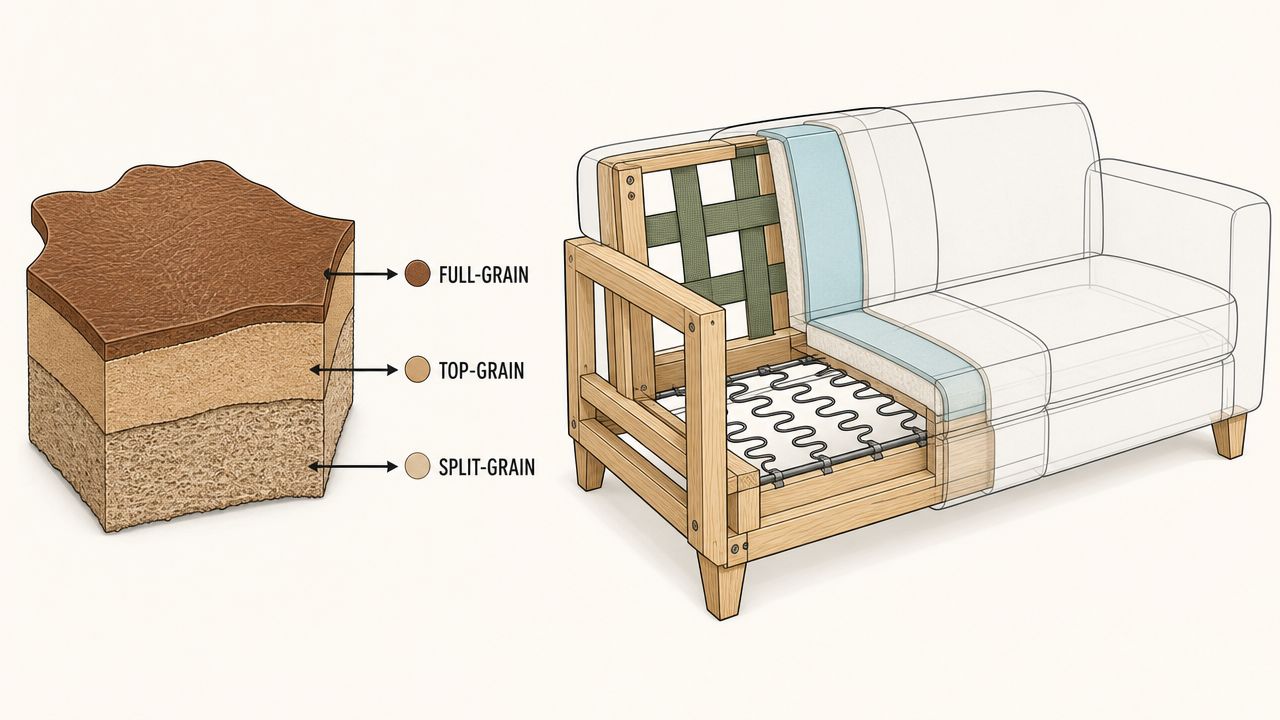 Decoding Leather Quality and Sofa Construction