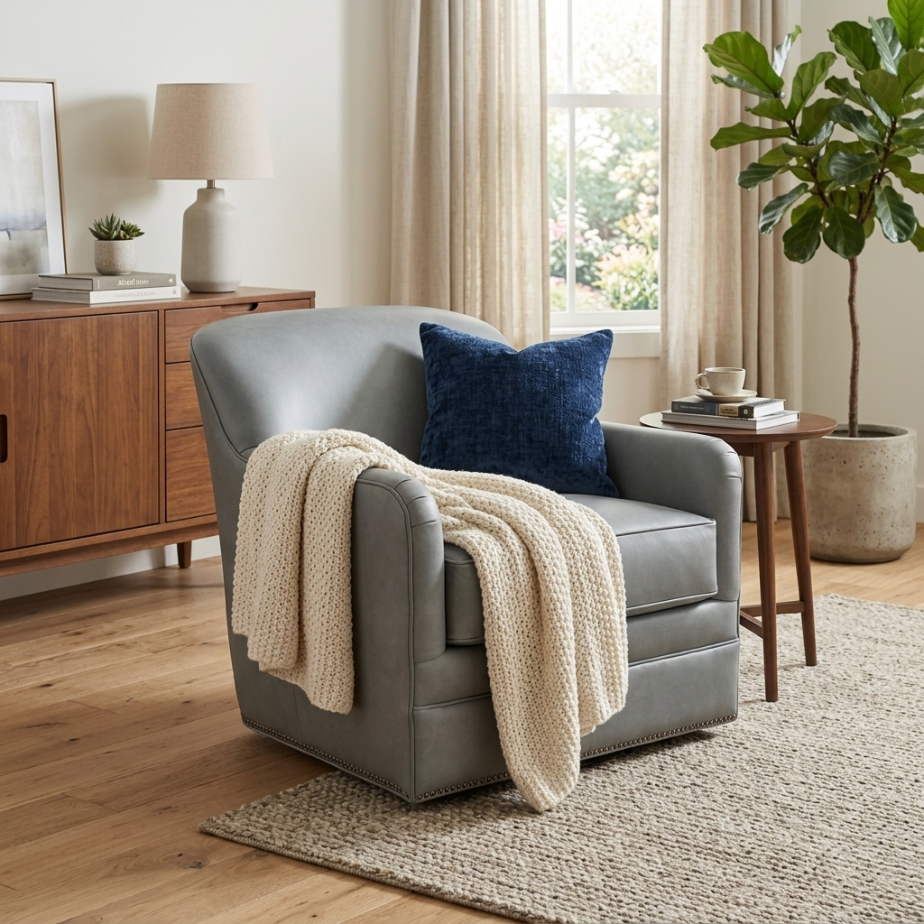 SM118C Smith Brothers Swivel Glider Chair