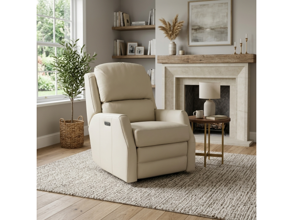 SM117C Smith Brothers Motorized Swivel Glider Reclining Chair