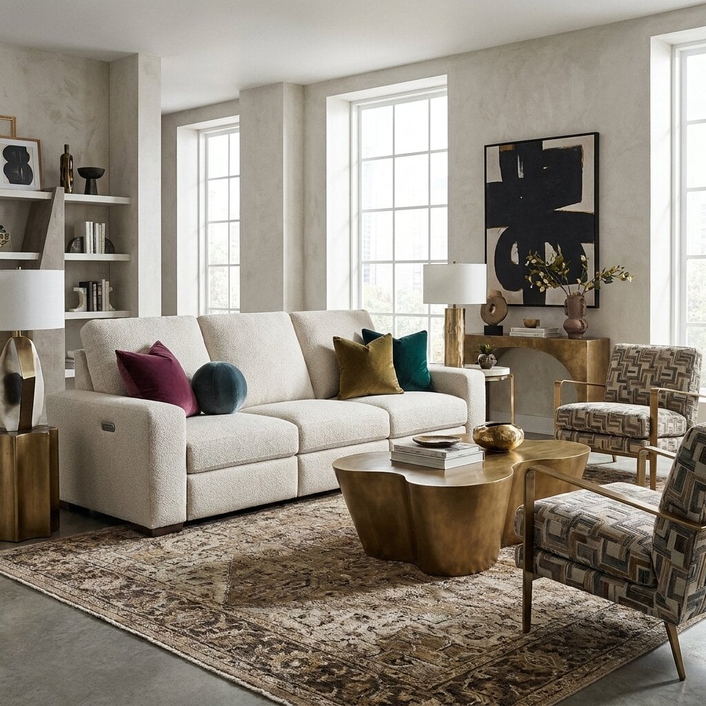 HF31_in_Contemporary_Living_Room_roominate HF31 Hooker Furniture Small Optimus 3-Piece Power Reclining Sofa - Image 1