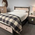 WG86 Queen Bed and Nightstand