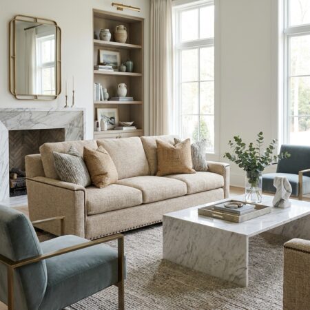 SM40 9000 Group Sofa by Smith Brothers of Berne