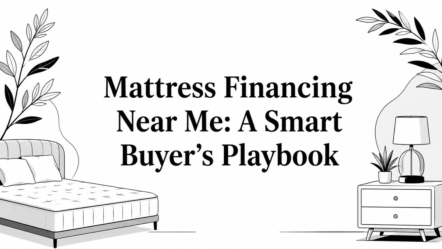 Mattress Financing Near Me Bedroom Illustration
