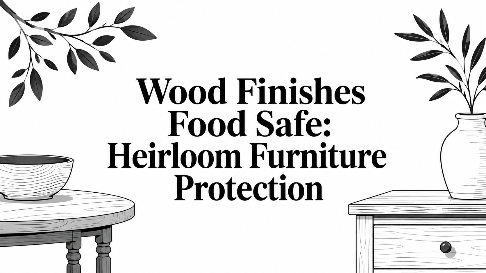 Wood Finishes Food Safe Furniture Art