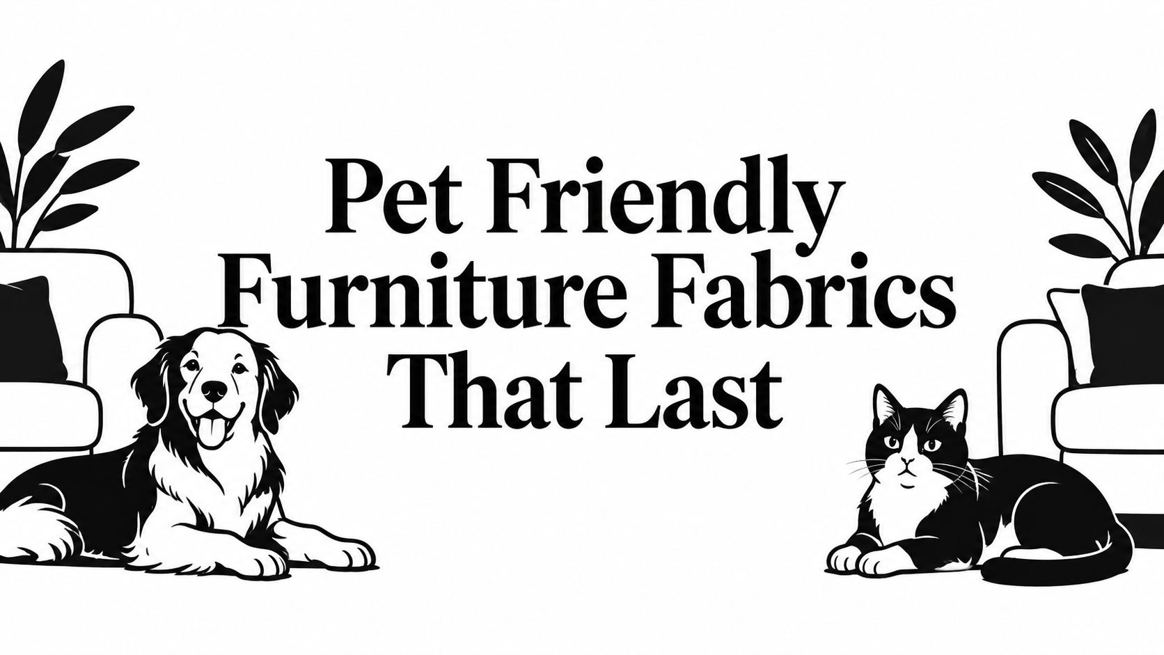 Pet Friendly Furniture Fabrics Pets Illustration