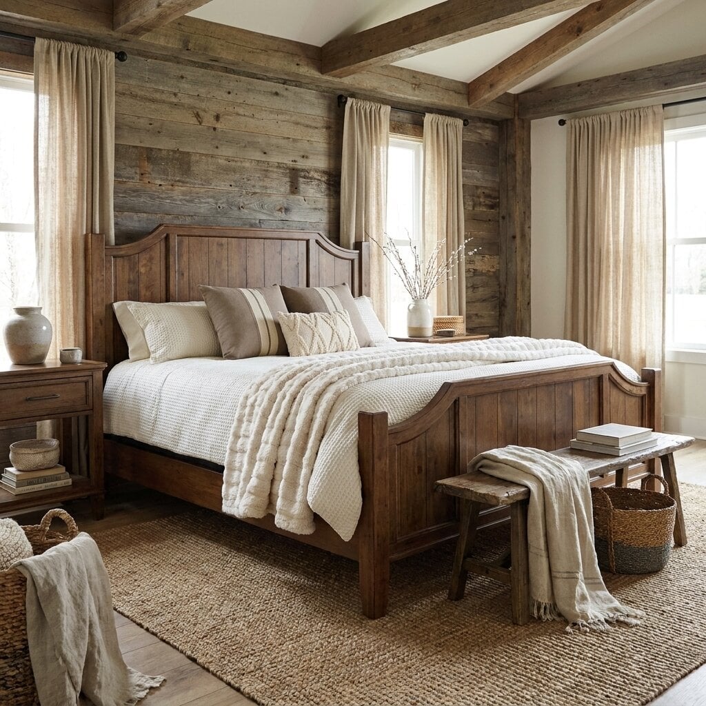 WG95KB_in_Rustic_Bedroom_roominate WG95KB Mavin South Port King Bed - Image 1